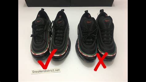 nike air max 97 undefeated real vs fake|undefeated 97s.